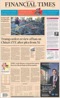 Segob, elecciones y Trump en primeras planas - portadas-14-may-financial