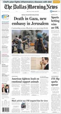 Banxico y Gaza en primeras planas - portadas-15-may-dallas