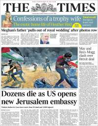 Banxico y Gaza en primeras planas - portadas-15-may-times