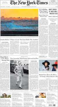 Ataque cibernético y Corea del Norte en primeras planas - portadas-16-may-nyt