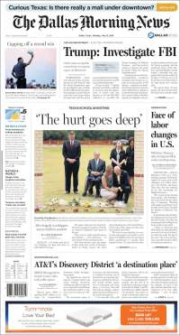 Debate, Trump y FBI en primeras planas - portadas-21-may-dallas
