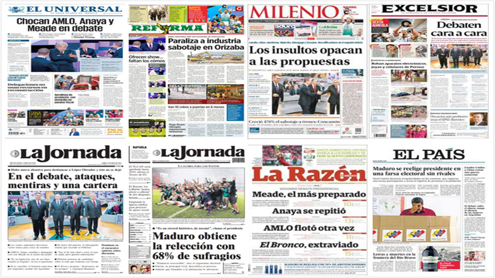 Debate, Trump y FBI en primeras planas