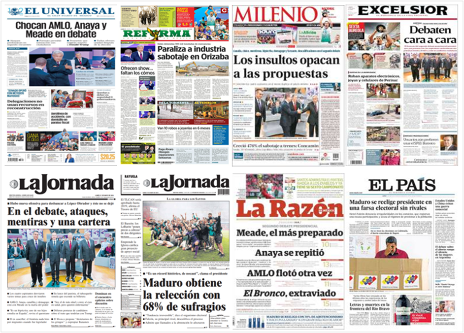 Debate, Trump y FBI en primeras planas - portadas-21-may1