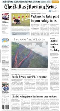 SRE, Venezuela y Gina Haspel en primeras planas - portadas-22-may-dallas