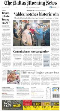 Robo de trenes y Trump en primeras planas - portadas-23-may-dallas