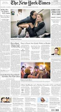 Trump, aranceles y NFL en primeras planas - portadas-24-may-nyt