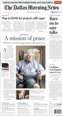 Esposa de 'El Mencho’, EE.UU. y Corea del Norte en primeras planas - portadas-28-may-dallas