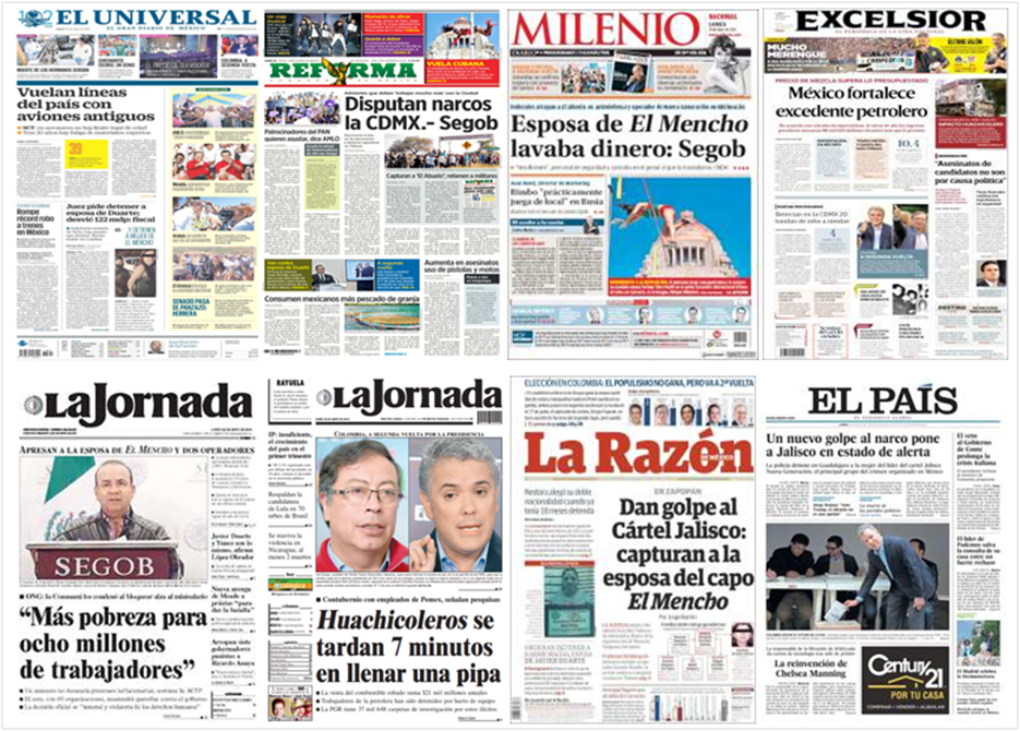 Esposa de 'El Mencho’, EE.UU. y Corea del Norte en primeras planas - portadas-28-may1