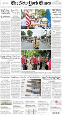 INE, El Bronco y Día de los Caídos en primeras planas - portadas-29-may-nyt