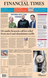 Trump, aranceles y periodista ruso en primeras planas - portadas-31-may-financial