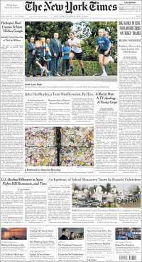 Trump, aranceles y periodista ruso en primeras planas - portadas-31-may-nyt