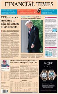 AMLO, empresarios y Trump en primeras planas - portadas-4-may-financial