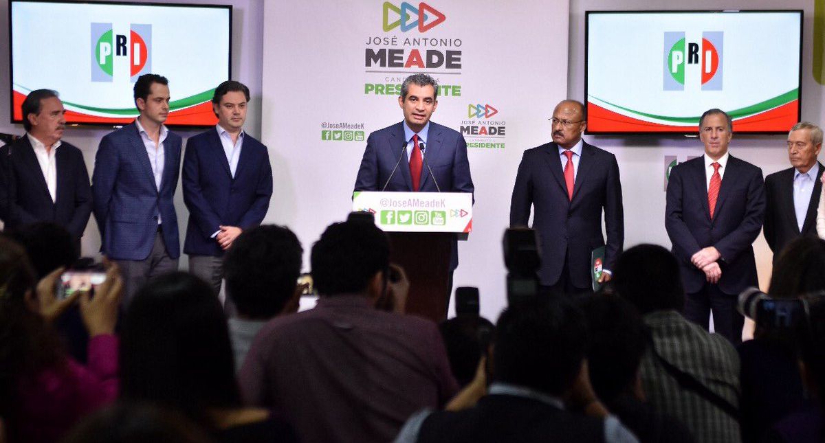 PRI oficializa cambio de dirigencia nacional