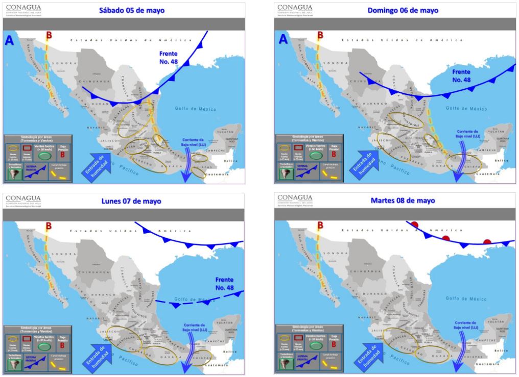 Habrá tormentas y granizadas en el noreste y oriente del país - pronostico-del-tiempo-domingo