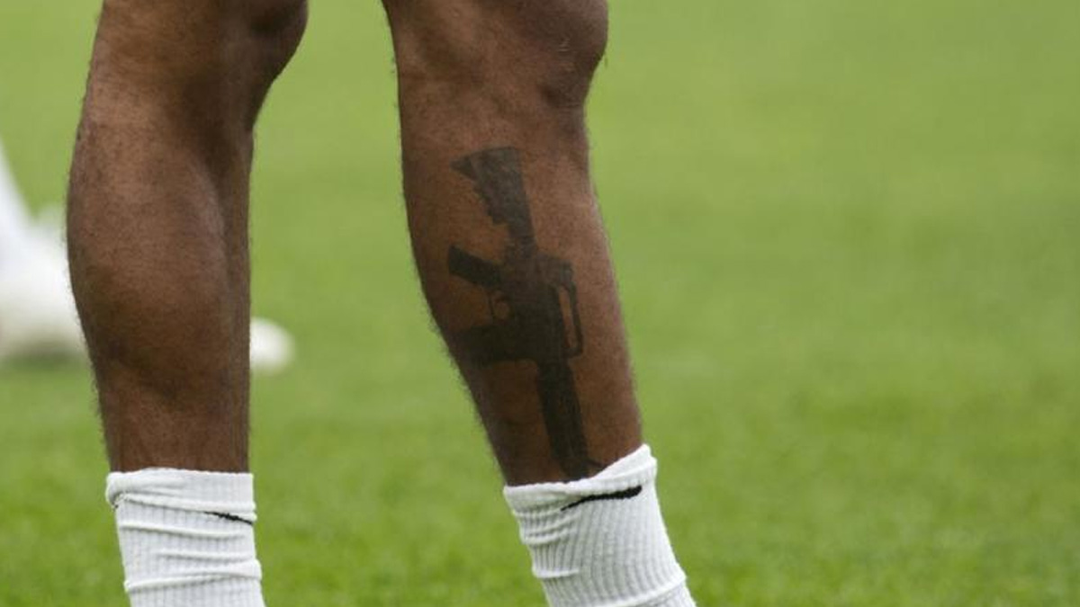 El polémico tatuaje de Raheem Sterling