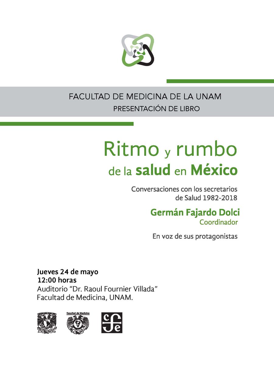 UNAM realizará encuentro de exsecretarios de Salud - ritmo-y-rumbo-de-la-salud-en-mexico-unam