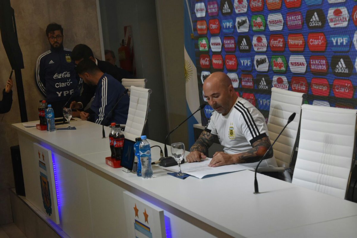Argentina presenta a los 23 que jugarán el Mundial - sampaoli