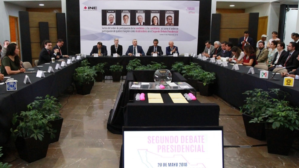 INE mantiene orden de participación y reduce duración de segundo debate