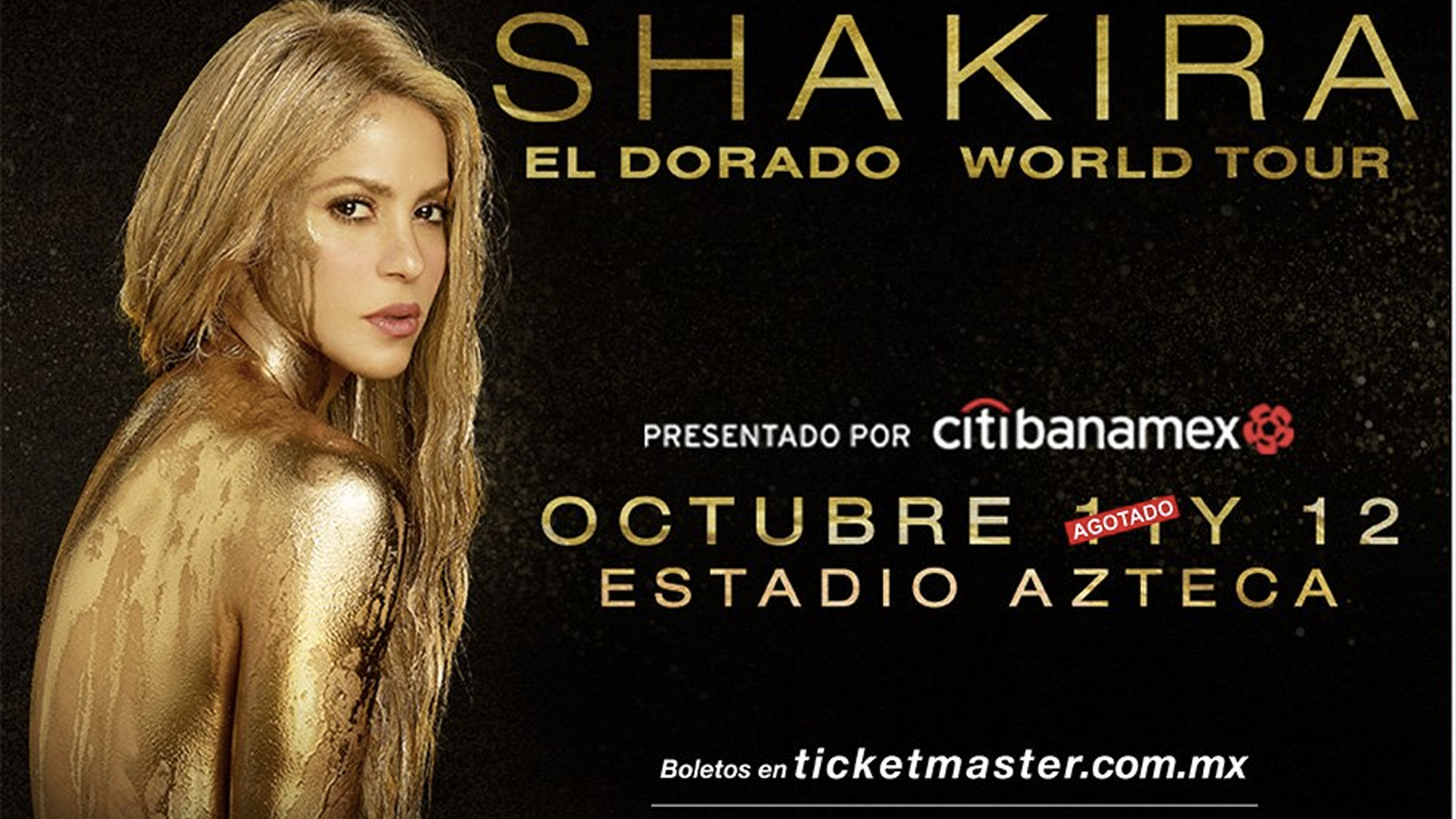 Shakira abre nueva fecha en el Estadio Azteca Shakira abre nueva fecha en el Estadio Azteca