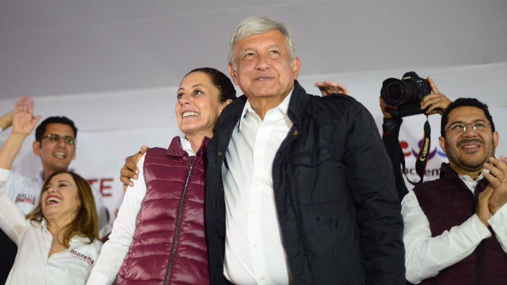 TEPJF retira spot de Sheinbaum en el que aparece AMLO