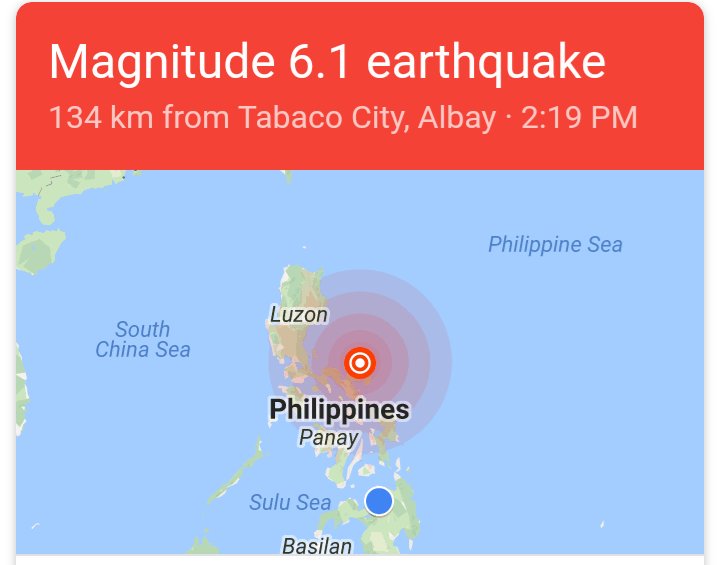 Sismo de magnitud 6.1 sacude costa de Filipinas - sismo-filipinas-2