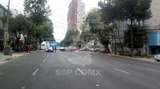 Campesinos bloquean Eje 7 Sur - ssp-cdmx