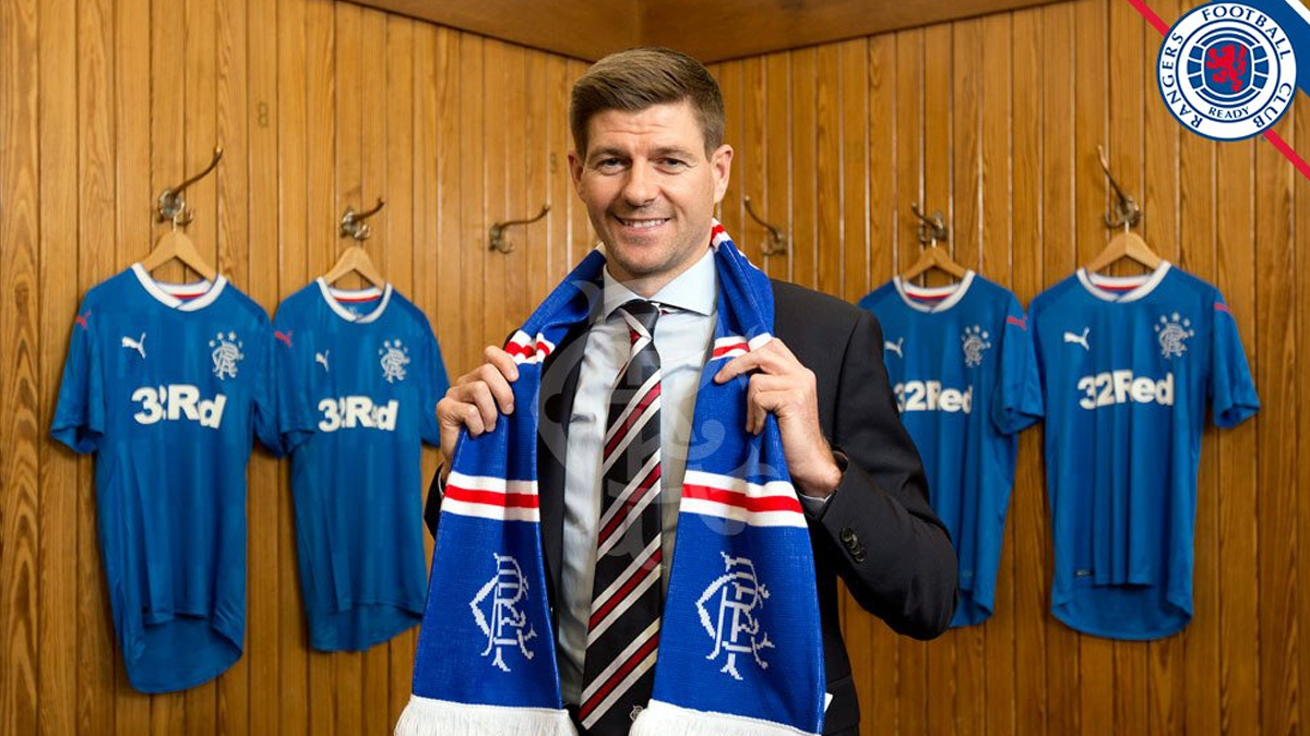 Steven Gerrard es el nuevo técnico del Rangers