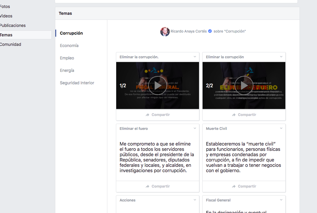 Facebook permitirá que candidatos publiquen sus propuestas - temas-facebook1