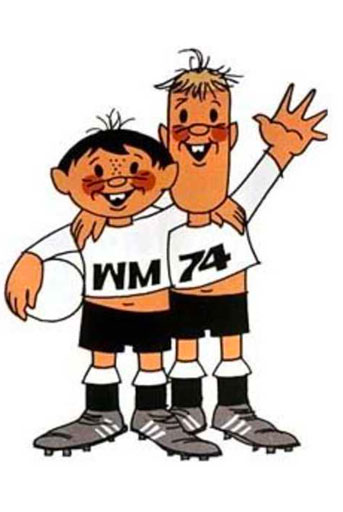 Recuento de todas las mascotas en la historia de los Mundiales - tip-y-tap-1974