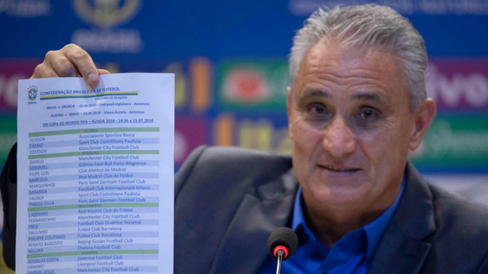 El novedoso método de Brasil para espiar rivales en Rusia 2018 - tite-brasil