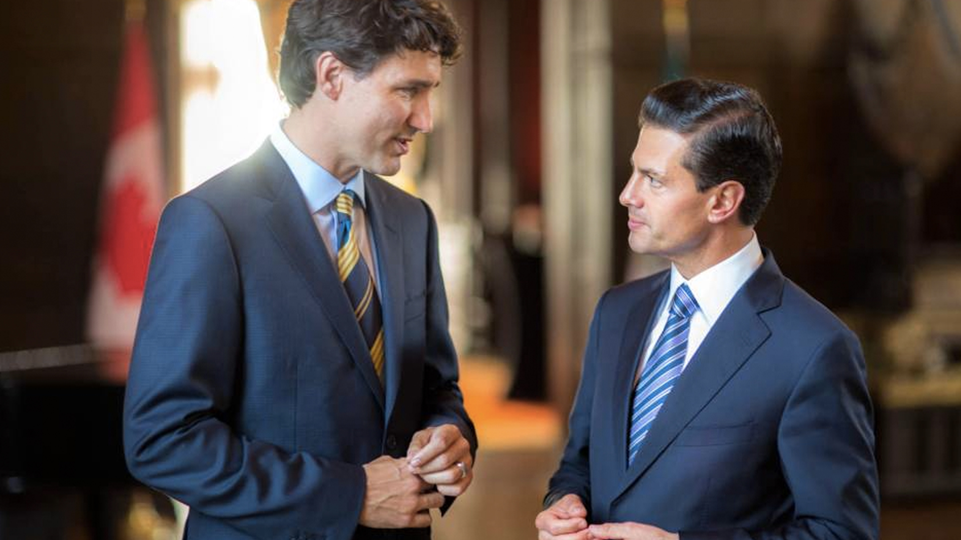 Peña Nieto y Trudeau condenan aranceles de EE.UU. - trudeau-pena-nieto