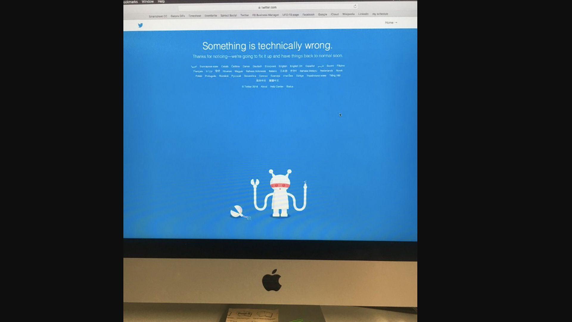 Twitter presenta fallas en el mundo