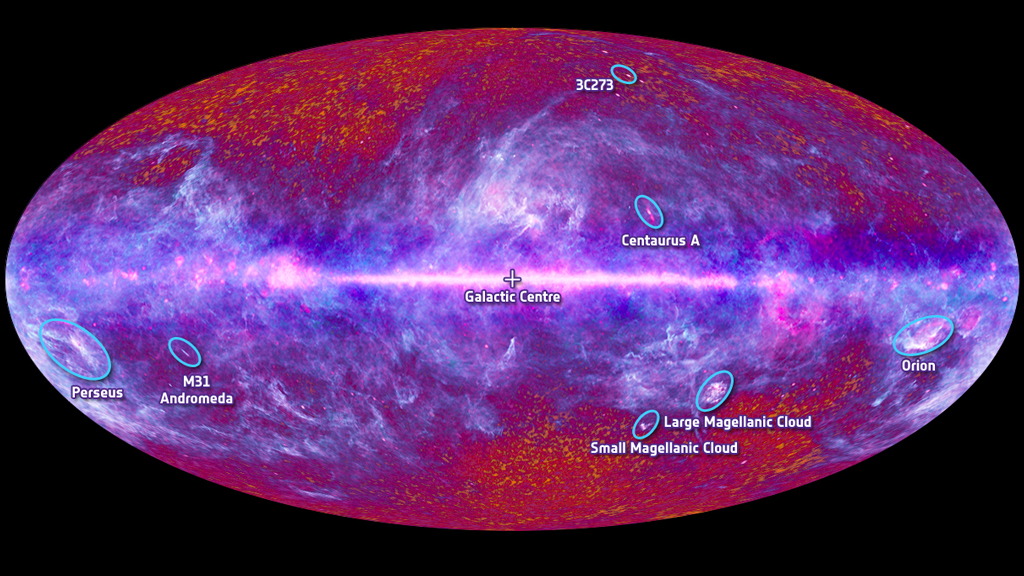 Revelan imagen de plano central de nuestra galaxia - via-lactea
