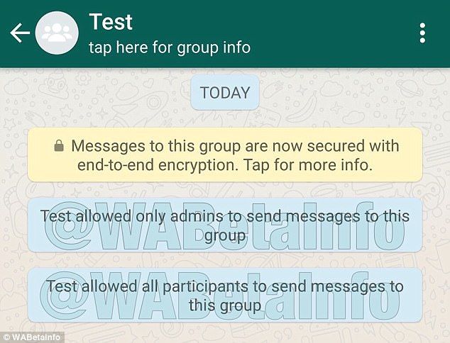 WhatsApp implementa función para que usuarios de grupos no envíen mensajes - whatsapp-administrador1