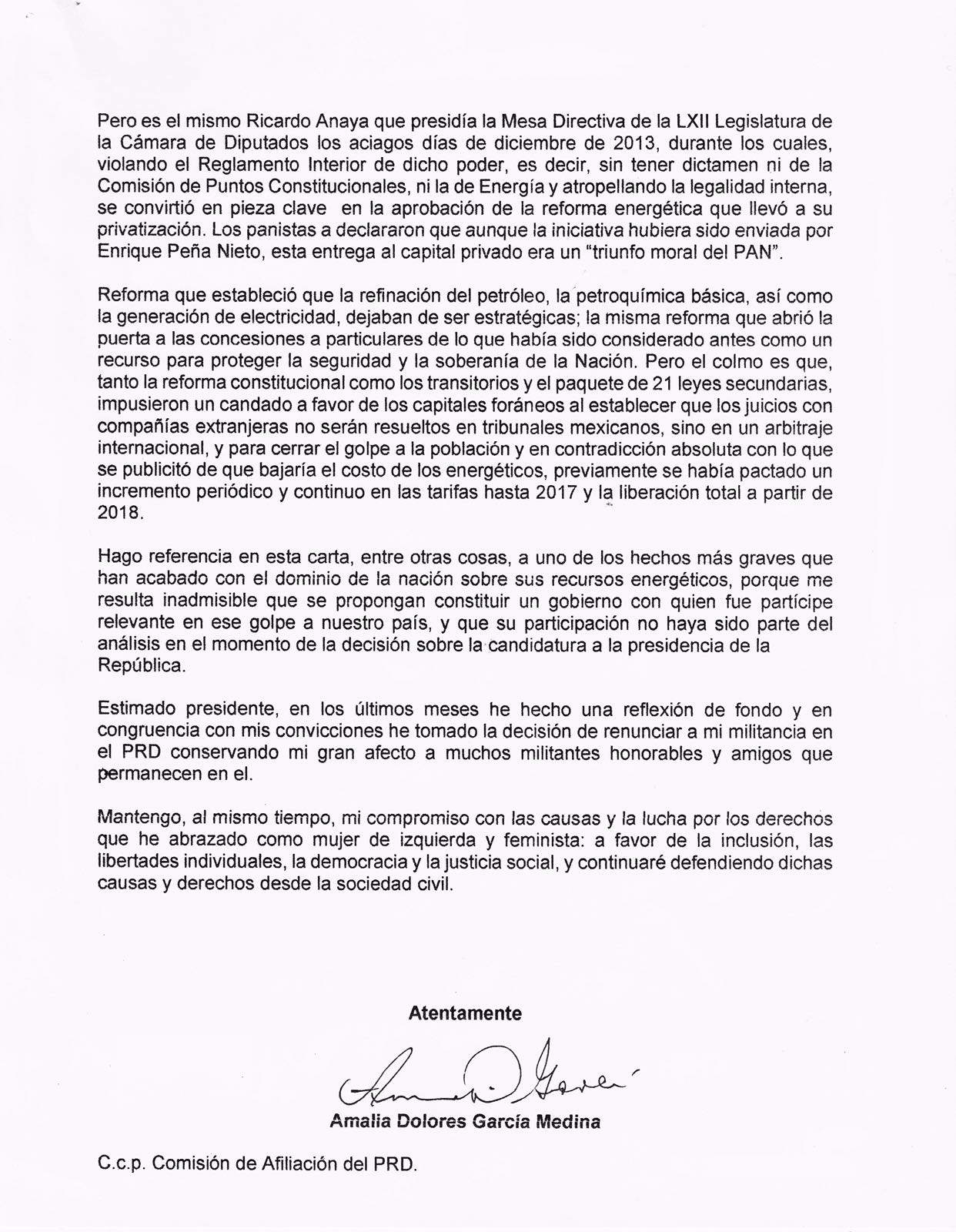 Renuncia Amalía García al PRD - amalia-garcia-renuncia-prd-2