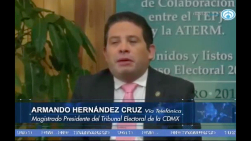 Se elegirán 242 cargos en la Ciudad de México: magistrado