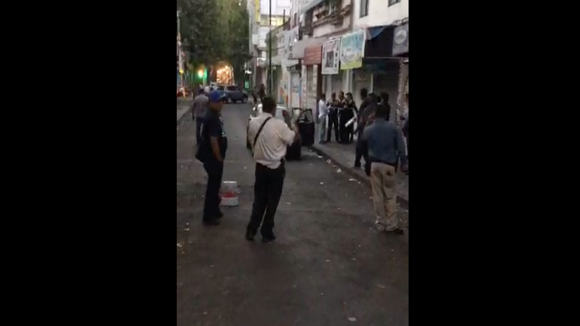 Balacera en La Merced deja dos heridos