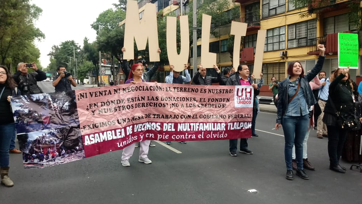 Liberan Calzada de Tlalpan tras una hora de bloqueo