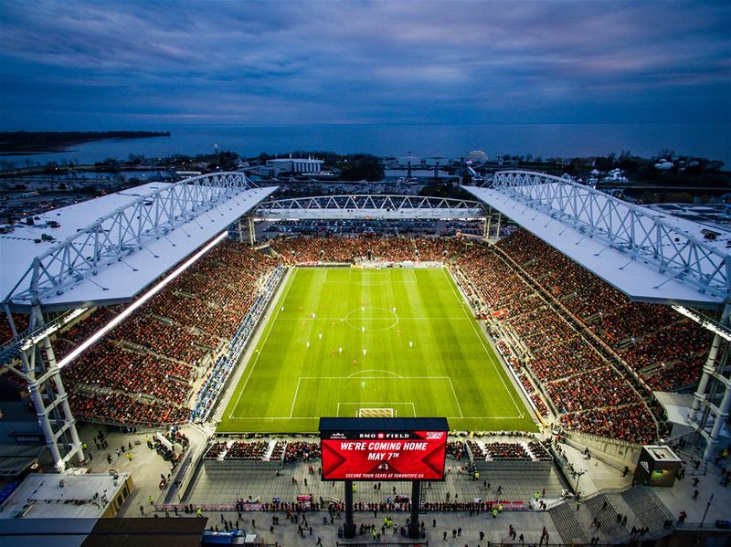 Estos son los estadios donde se jugará la Copa del Mundo de 2026 - bmo-field