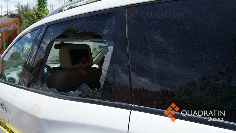 Atacan camioneta de candidata en Oaxaca - camioneta-candidata-oaxaca