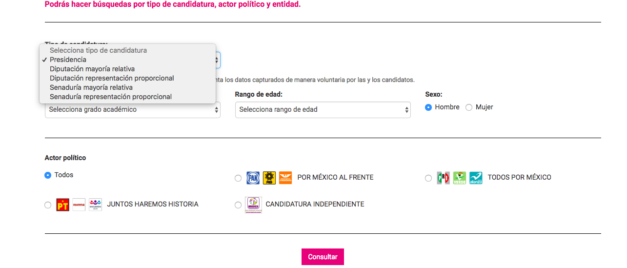 ¿Qué candidatos aparecerán en tu boleta? - candidatas-y-candidatos-ine-plataforma-9