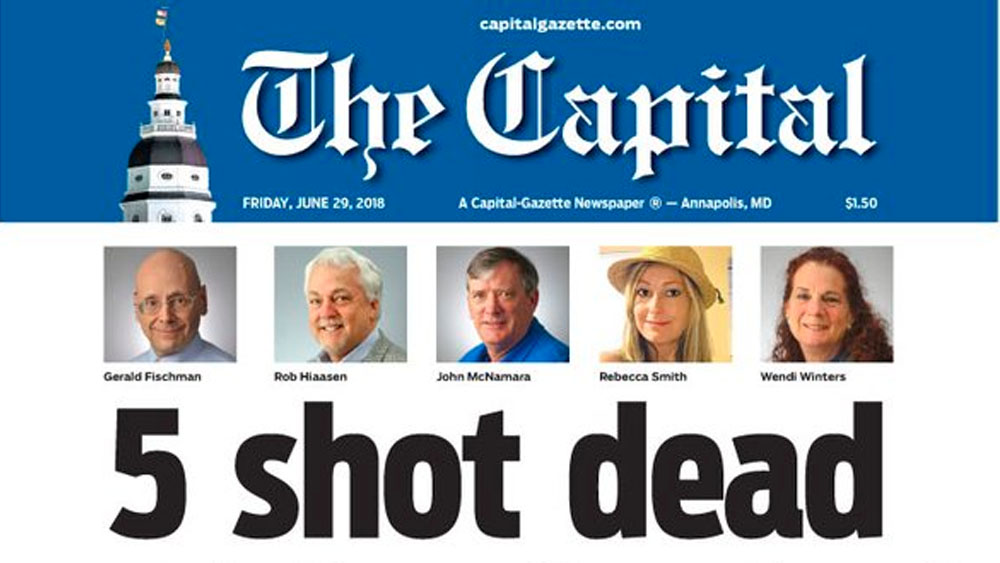 Atacante de Capital Gazette quería matar al mayor número de personas - capital-gazzete-29-jun