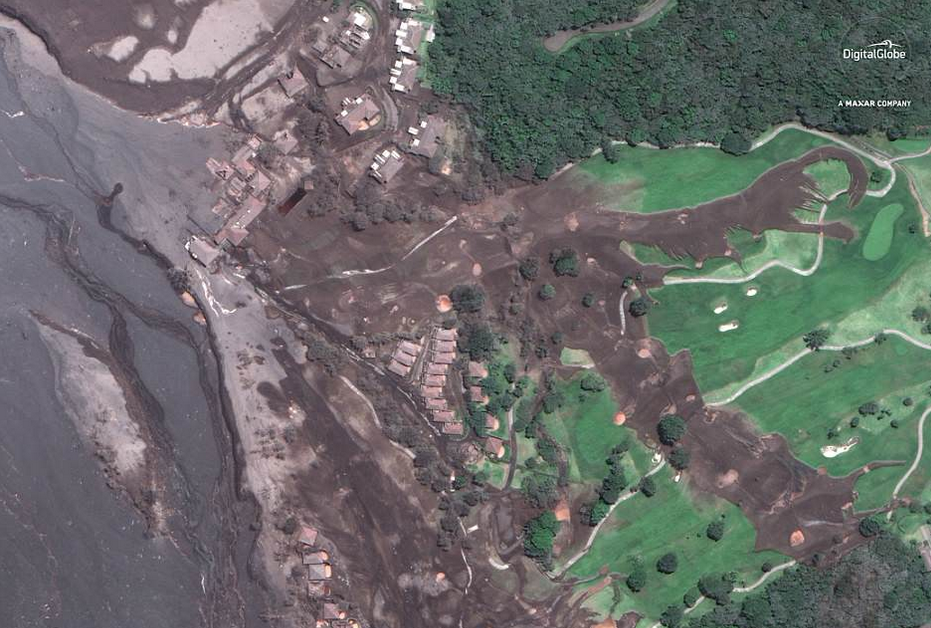 Fotos satelitales de ciudades tras erupción del Volcán de Fuego - captura-de-pantalla-2018-06-07-a-las-083413