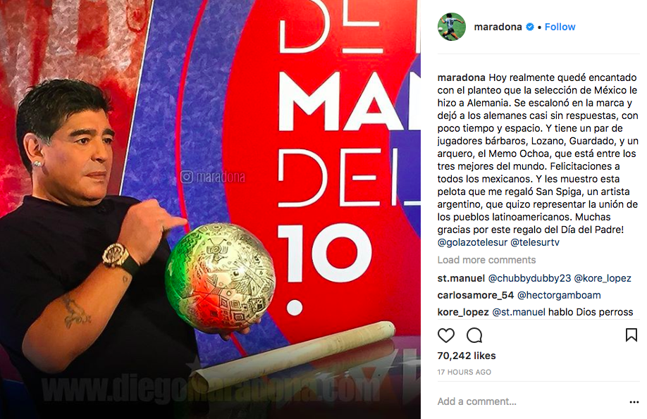 Maradona felicita a México por victoria sobre Alemania - captura-de-pantalla-2018-06-18-a-las-154115