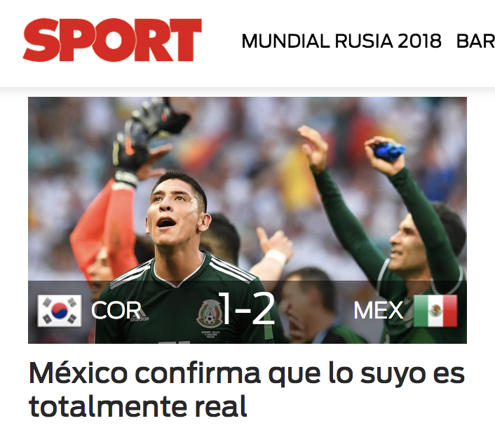 Así reaccionaron los medios internacionales a la victoria de México - captura-de-pantalla-2018-06-23-a-las-121643