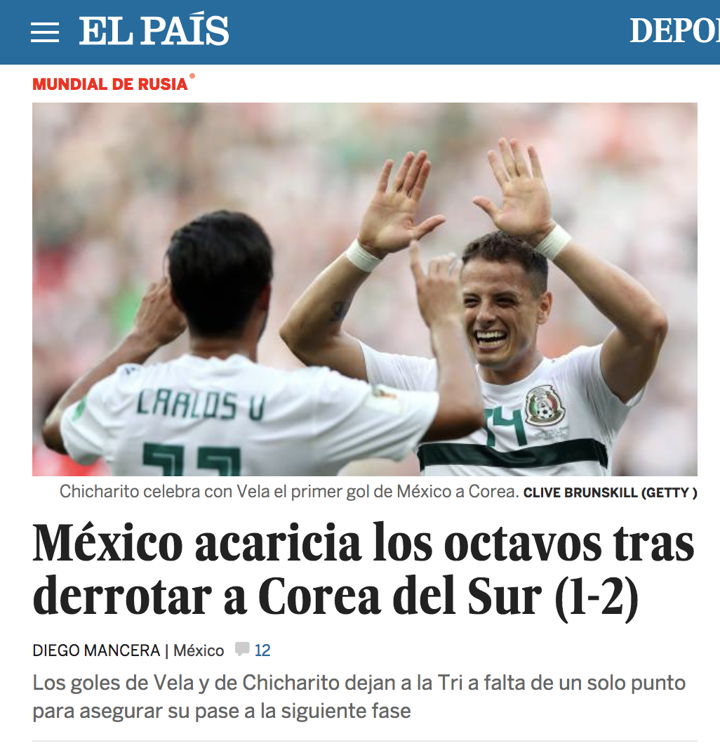 Así reaccionaron los medios internacionales a la victoria de México - captura-de-pantalla-2018-06-23-a-las-123042