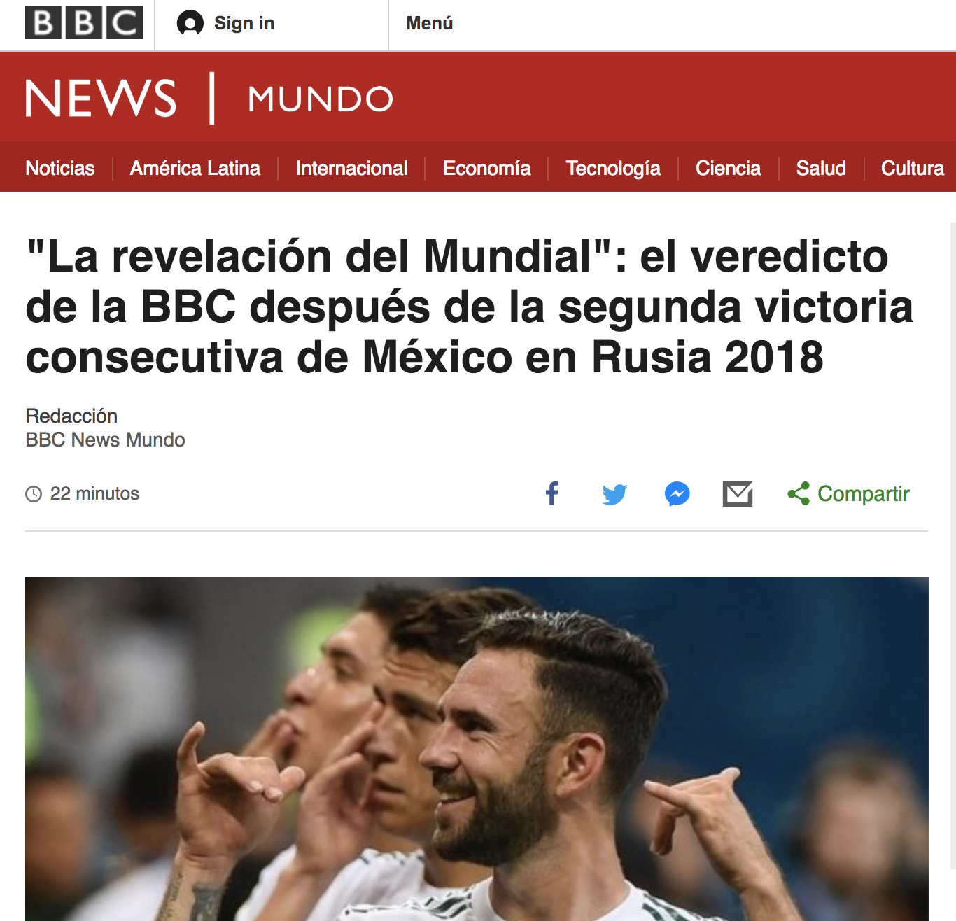 Así reaccionaron los medios internacionales a la victoria de México - captura-de-pantalla-2018-06-23-a-las-133000