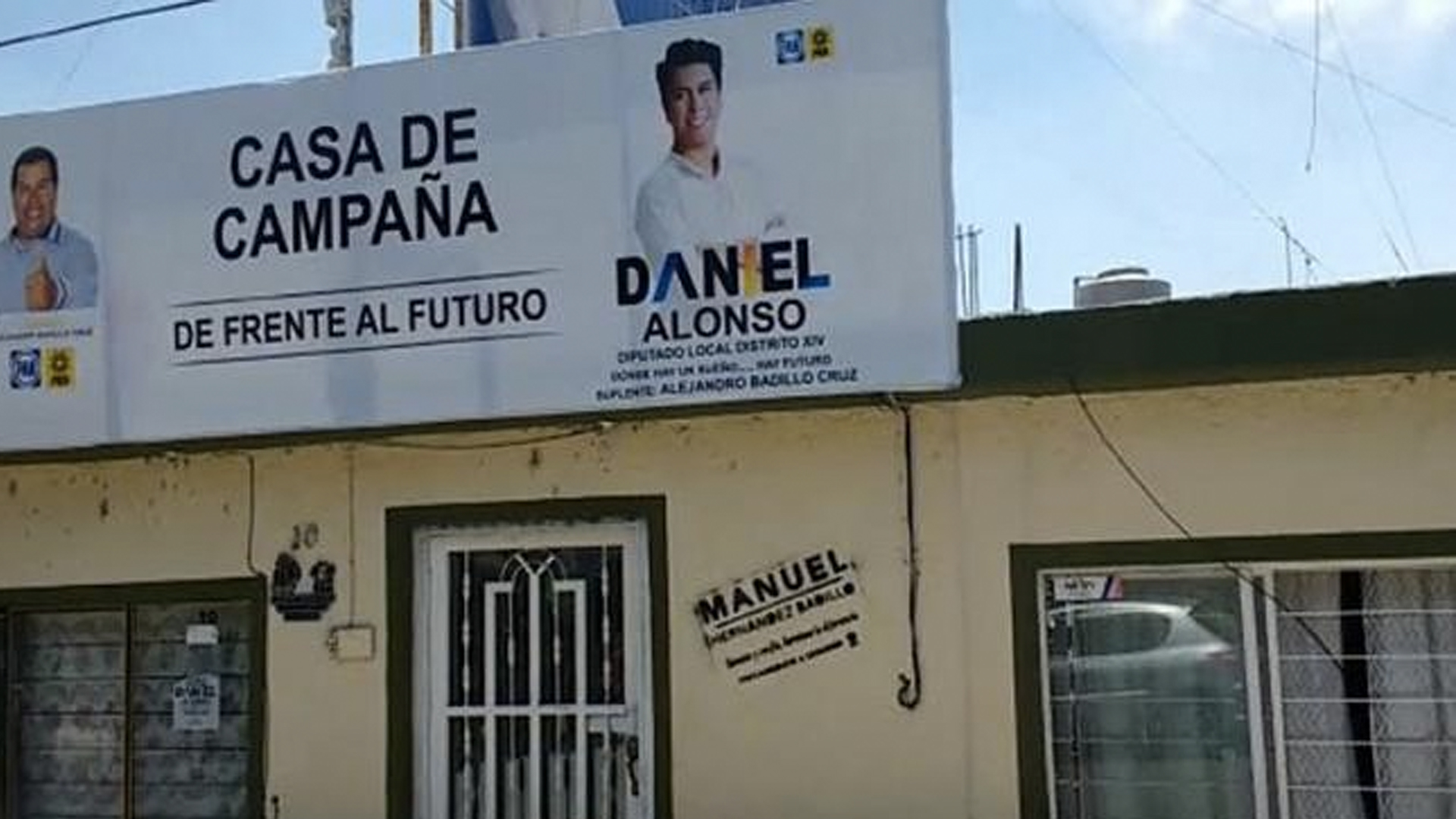 Balean casa de campaña de candidato en Hidalgo