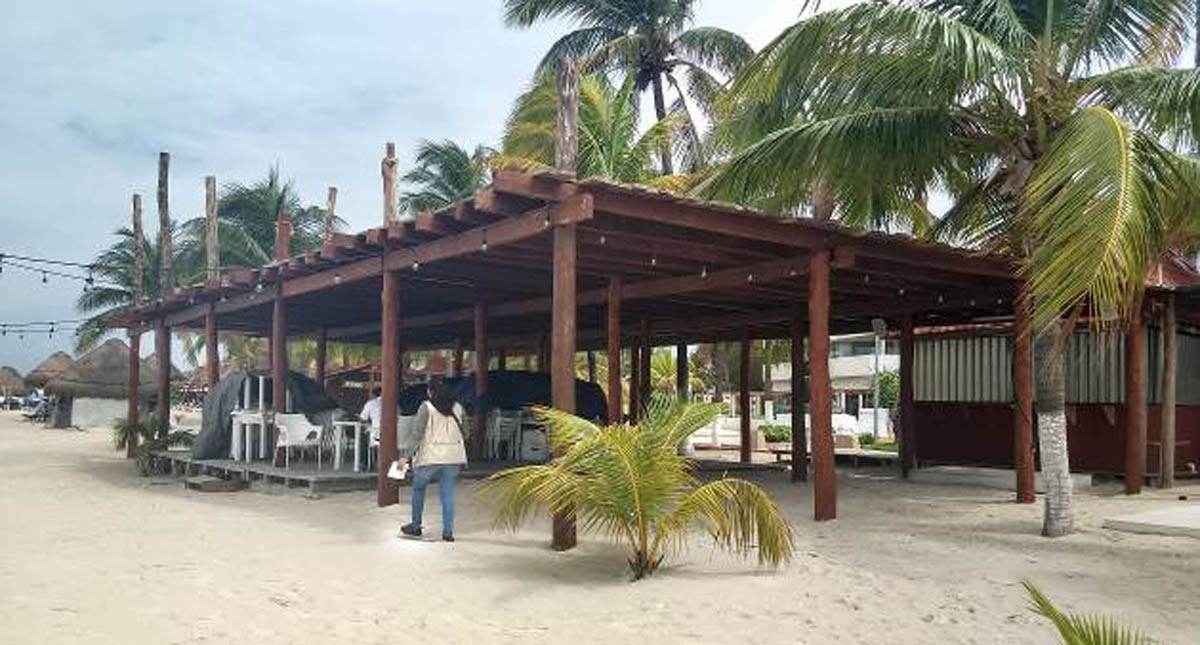 Clausura Profepa spa al aire libre en Isla Mujeres