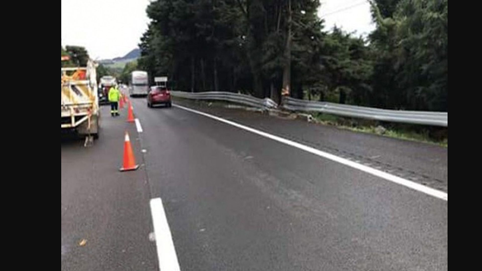 Conductor muere en choque en la México-Cuernavaca